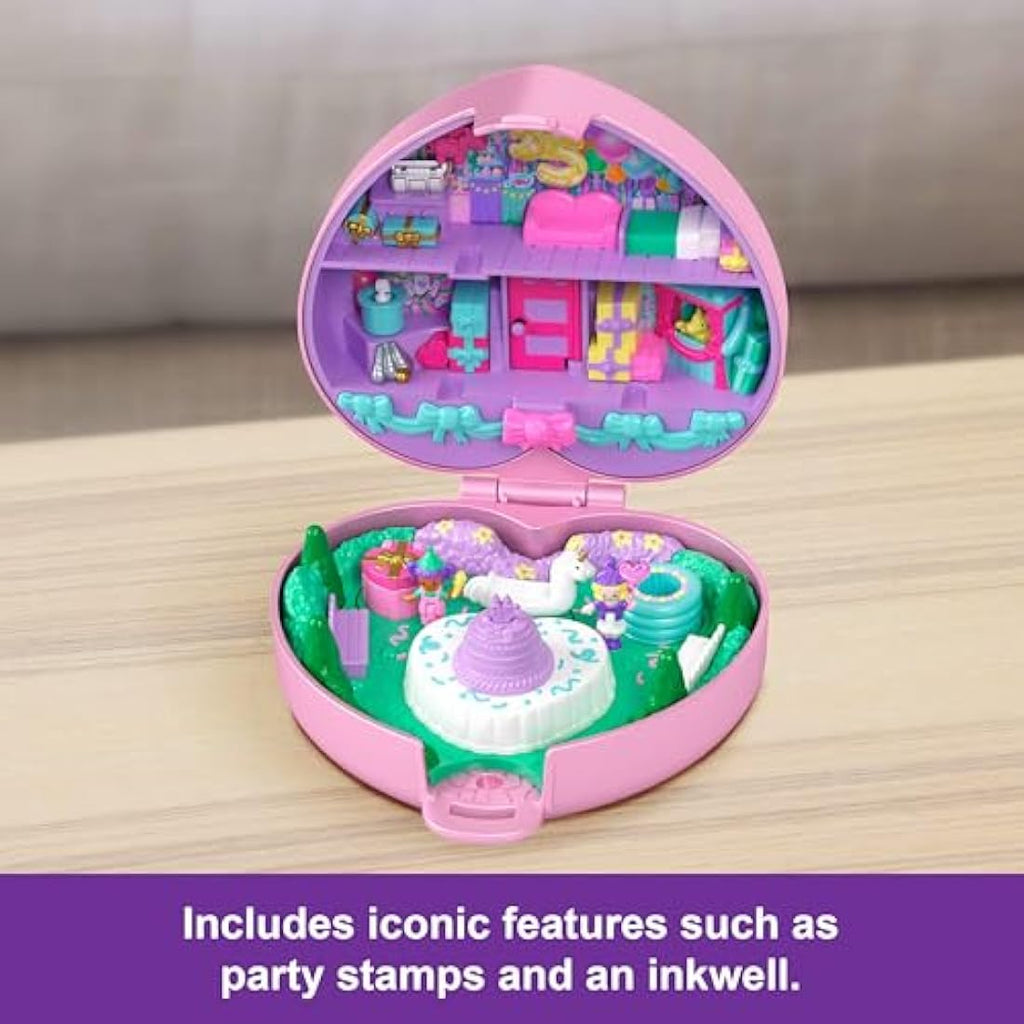 Polly Pocket 35th Anniversary Partytime Stamper Collector Compact Set