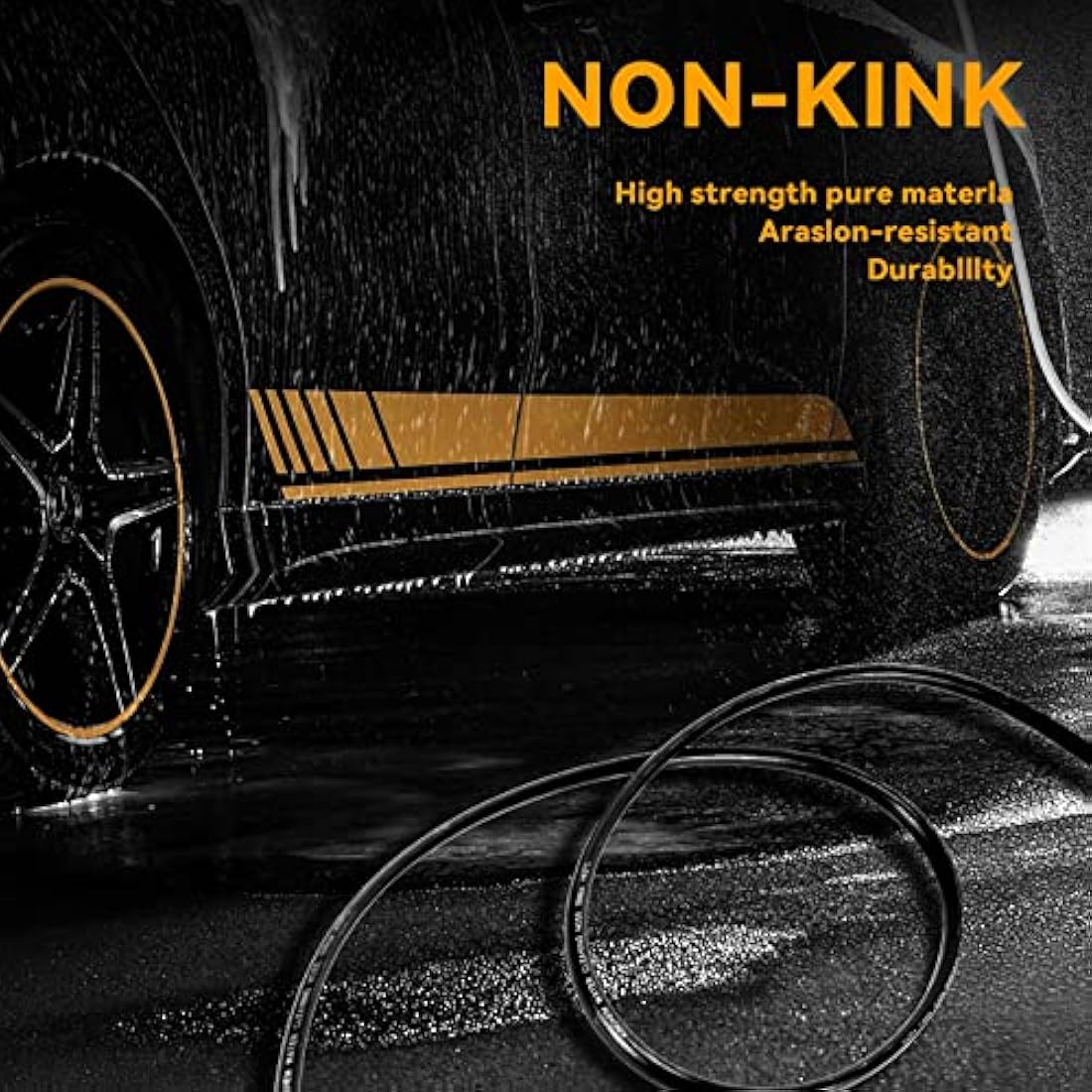 YUET 15M Pressure Washer Hose for Karcher K2-K7 | Anti-Twist Quick Connect
