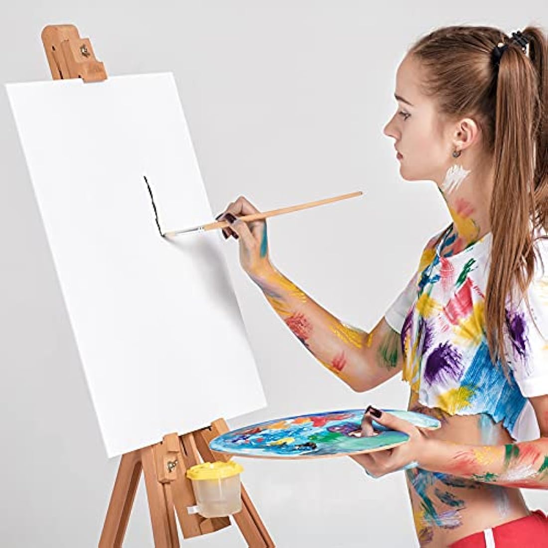 Canvas Panels for Painting – 5 Pack 18x24 Acrylic & Oil