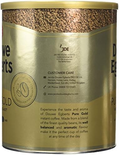 Douwe Egberts Pure Gold Instant Coffee – Smooth Arabica Blend, 750g Tin