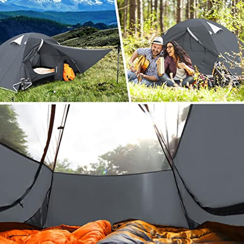 Bessport 2-Person Ultralight Backpacking Tent | Waterproof Dome Tent