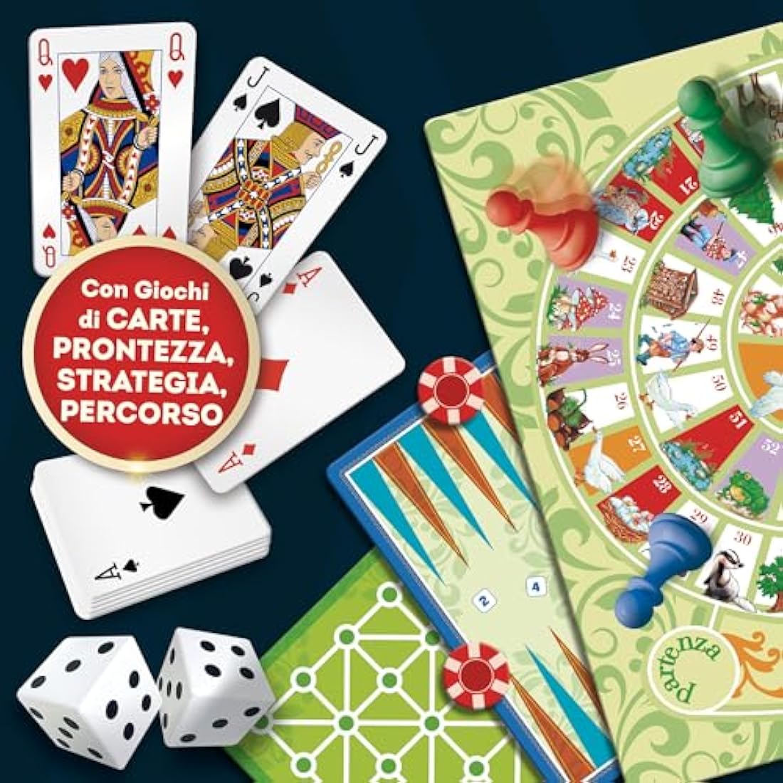 Liscianigiochi Riuniti More Than 100 Deluxe Box - Board Game Collection