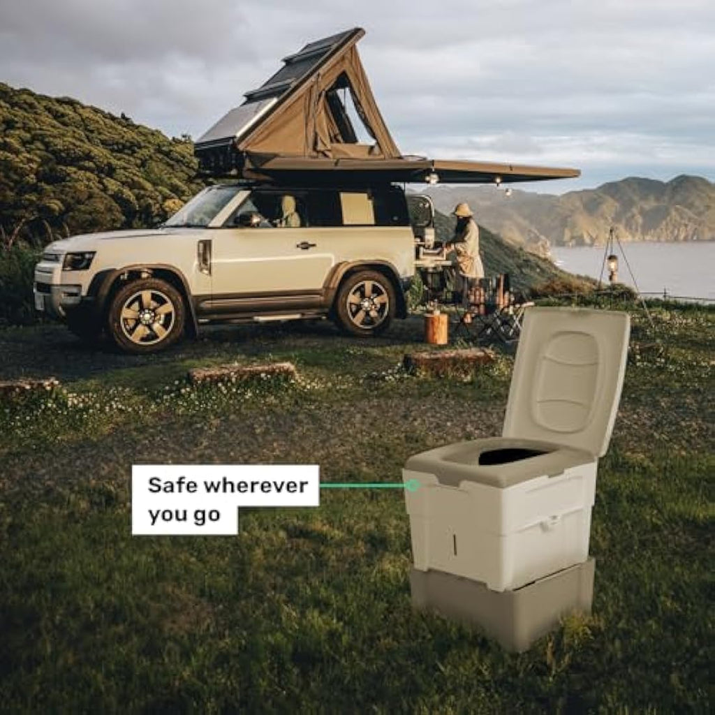TROBOLO WandaGO Portable Composting Toilet | Urine-Diverting Dry Toilet