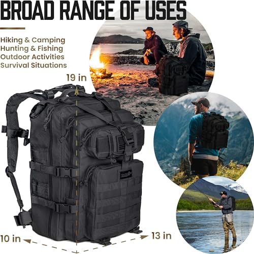 Tactical Backpack | 40L Military Assault Pack for Hiking
