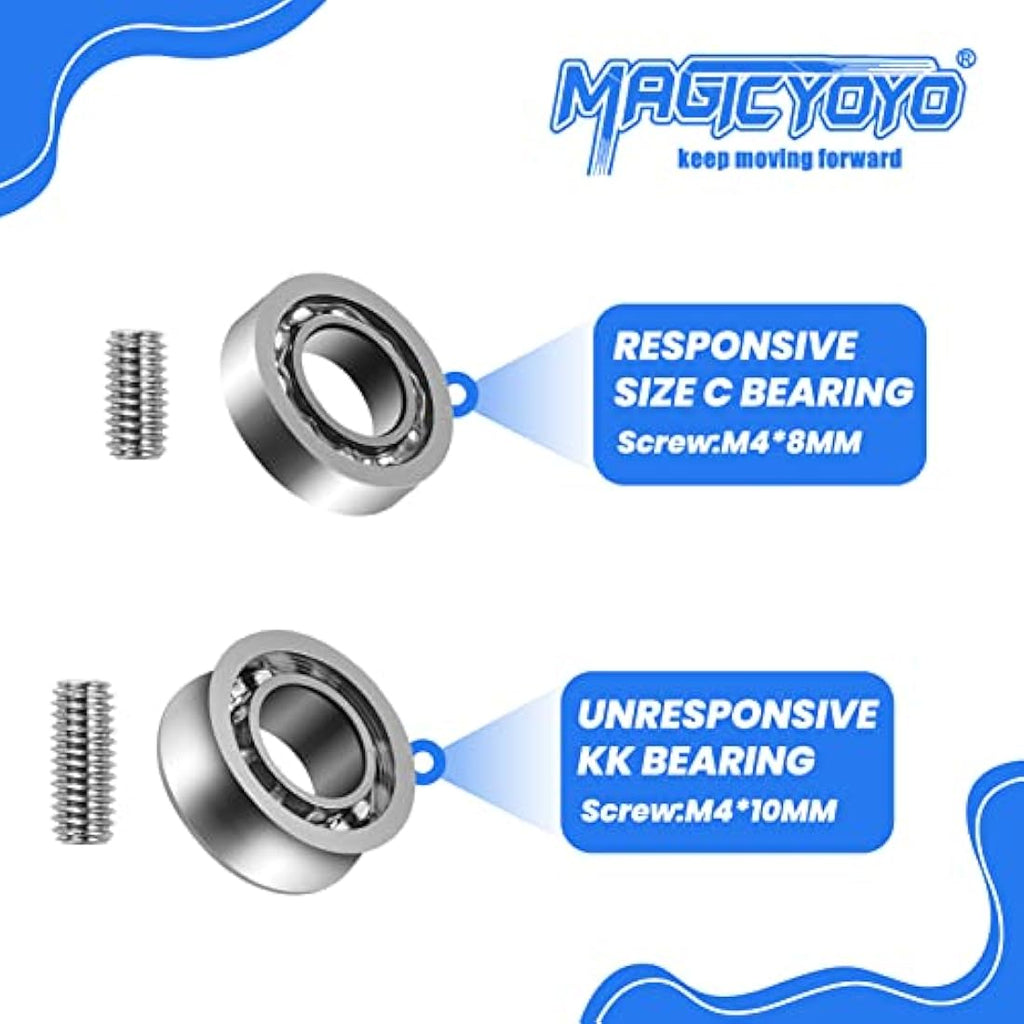 YOSTAR Yoyo Bearing Kit | Responsive & Unresponsive Parts with Remover