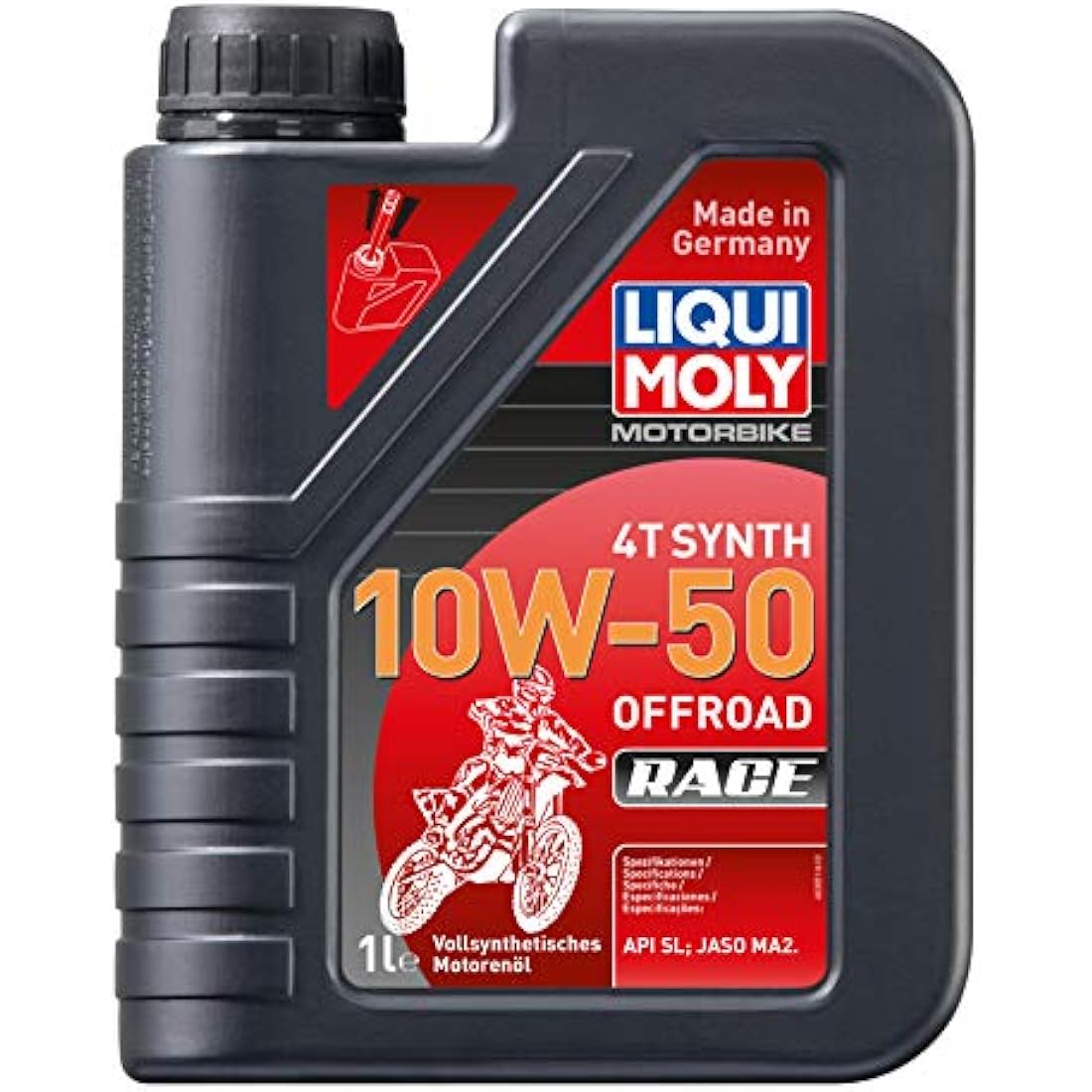 Liqui Moly 10W-50 Motorbike Oil 4T Synthetic Offroad Race - 1L