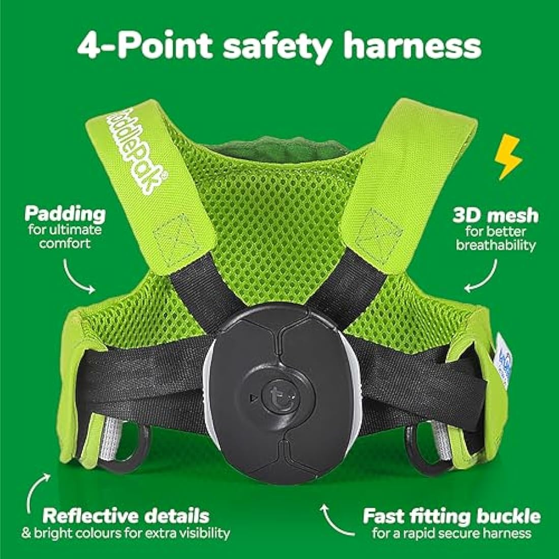 Trunki ToddlePak Baby Walking Reins & Safety Harness – Dudley Dinosaur