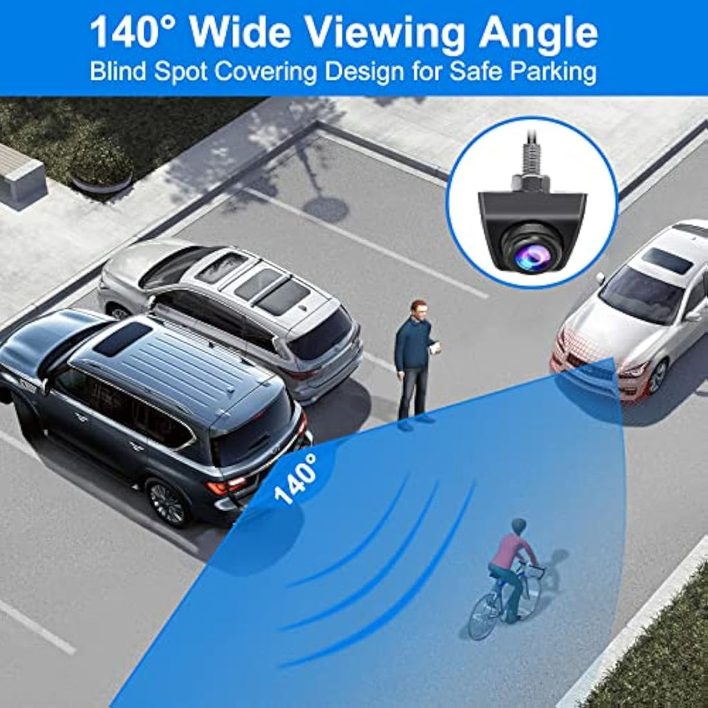 PARKVISION HD Reverse Camera | 140° Wide Angle Metal Rear View Camera