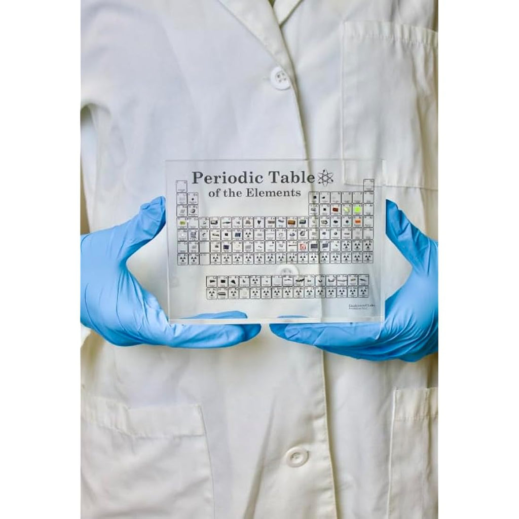 Heritage Periodic Table with Real Samples | Acrylic Display by