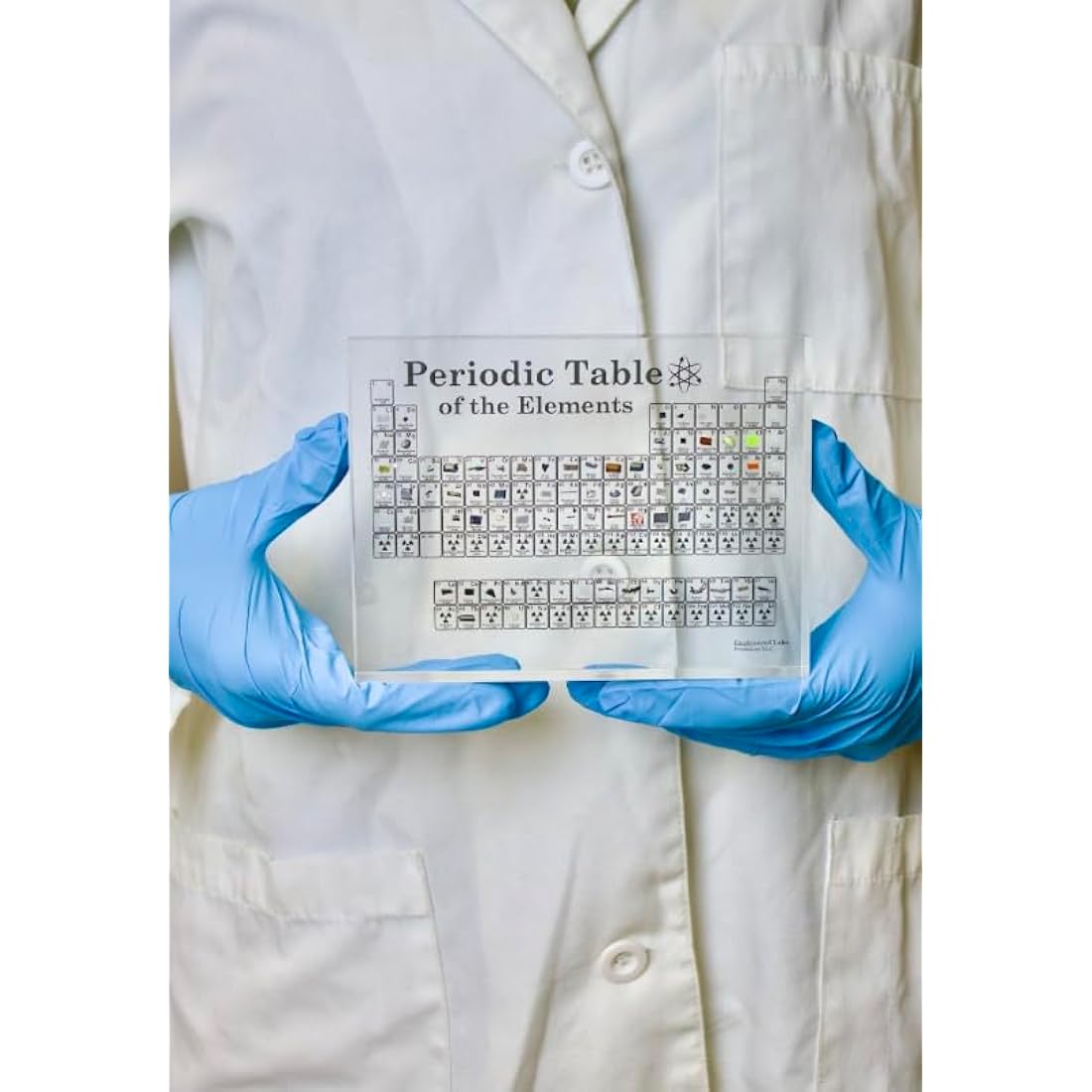 Heritage Periodic Table with Real Samples | Acrylic Display by
