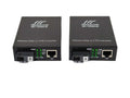BAUDCOM Gigabit Single Mode Fiber Media Converter | 1000Base-FX, 20km