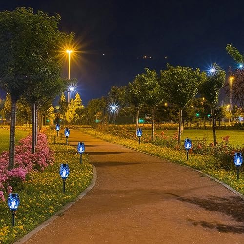 Solar Flame Lights – 12 Pack Waterproof Outdoor Garden Torches
