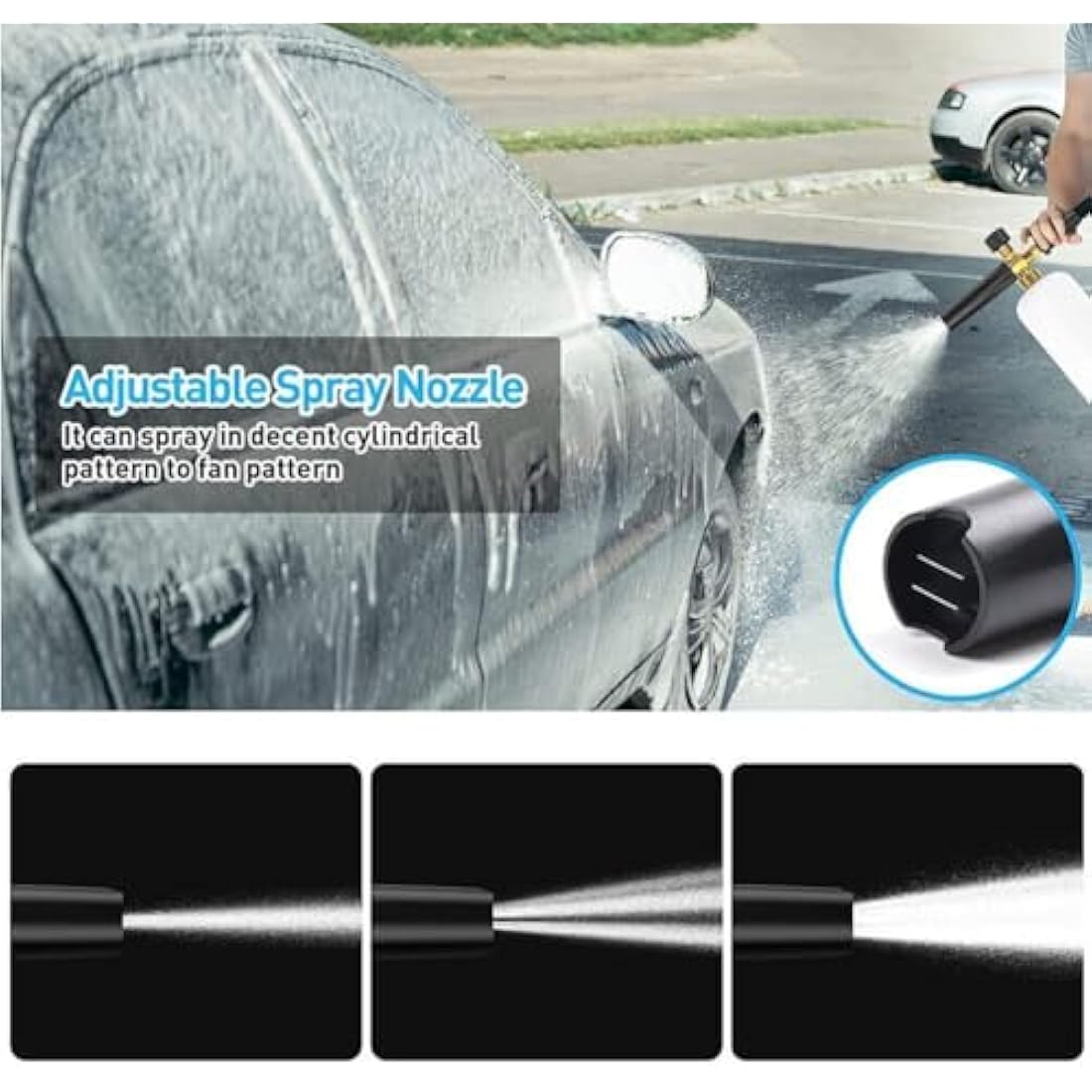 Snow Foam Gun for Karcher K2-K7 | Brass Pressure Washer Lance