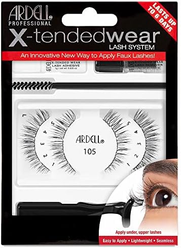 Ardell X-Tended Wear 105 Black Lash Clusters – Natural Vegan Eyelashes