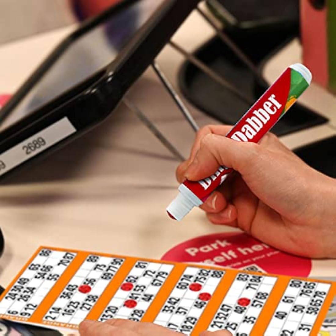 Bingo Dabber Marker Pens – 4 Pack Large Non-Drip Daubers