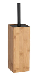 WENKO Padua Bamboo Toilet Brush Holder – Sustainable Loft Style Brown