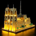 GEAMENT LED Light Kit for LEGO Architecture Notre Dame de Paris 21061