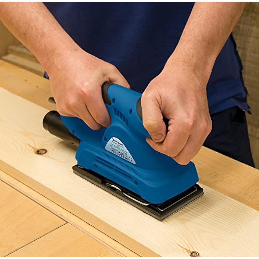 Silverline 264125 1/3 Sheet Sander with Dust Extraction - 135W Power Tool