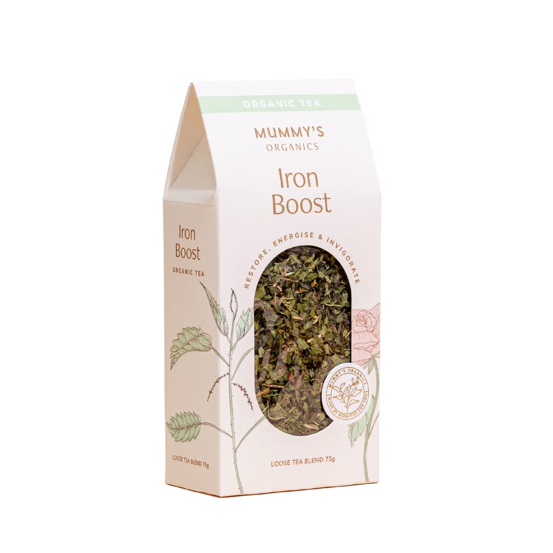 Mummy’s Organics Iron Boost Pregnancy Tea – Organic Nettle & Rosehip