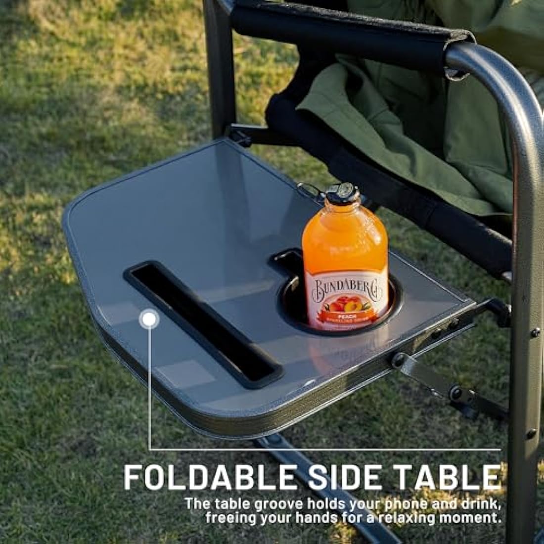 TIMBER RIDGE Double Camping Chair – Heavy Duty Folding 2 Seater Sofa