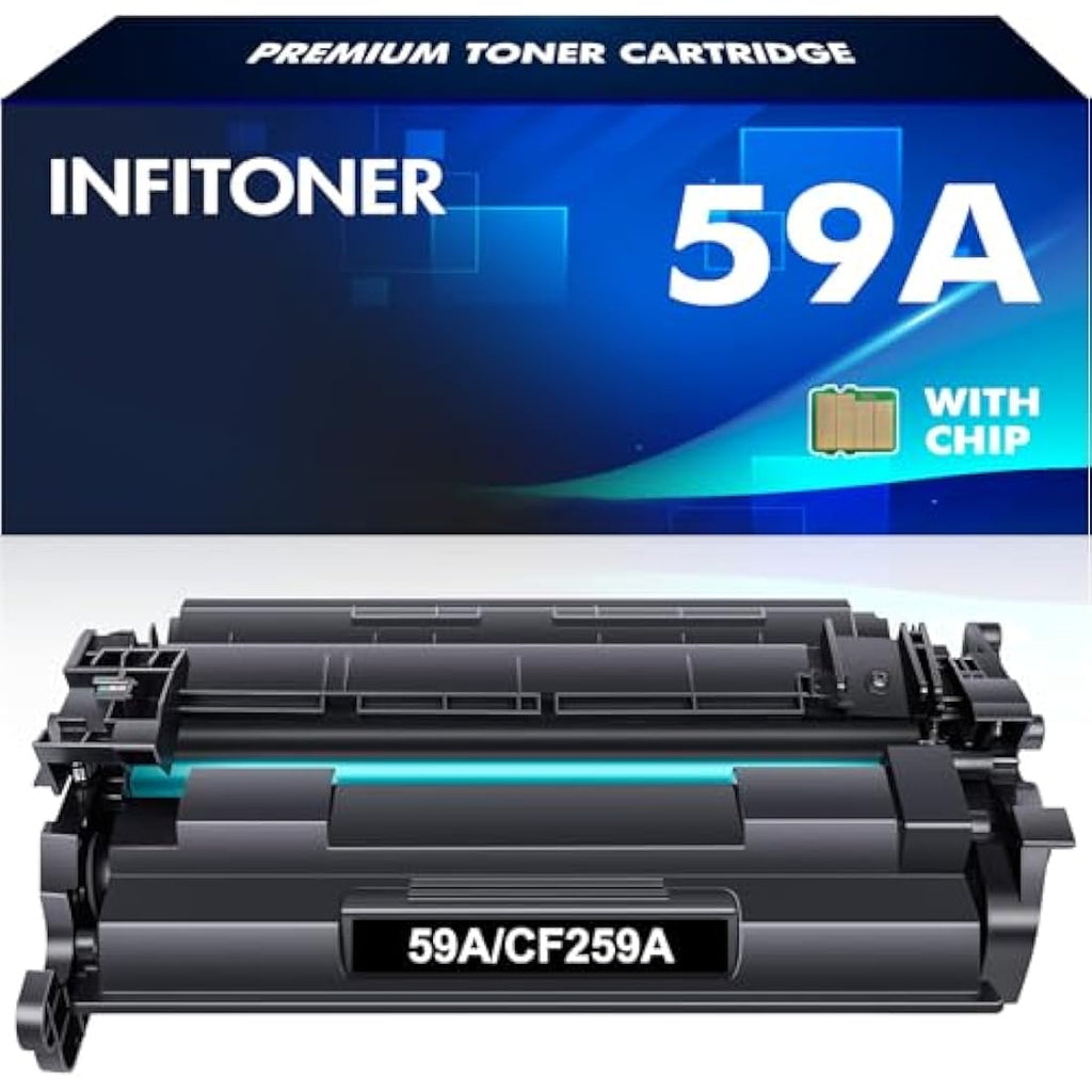 INFITONER Compatible HP 59A CF259A Black Toner for LaserJet Pro M404 M428