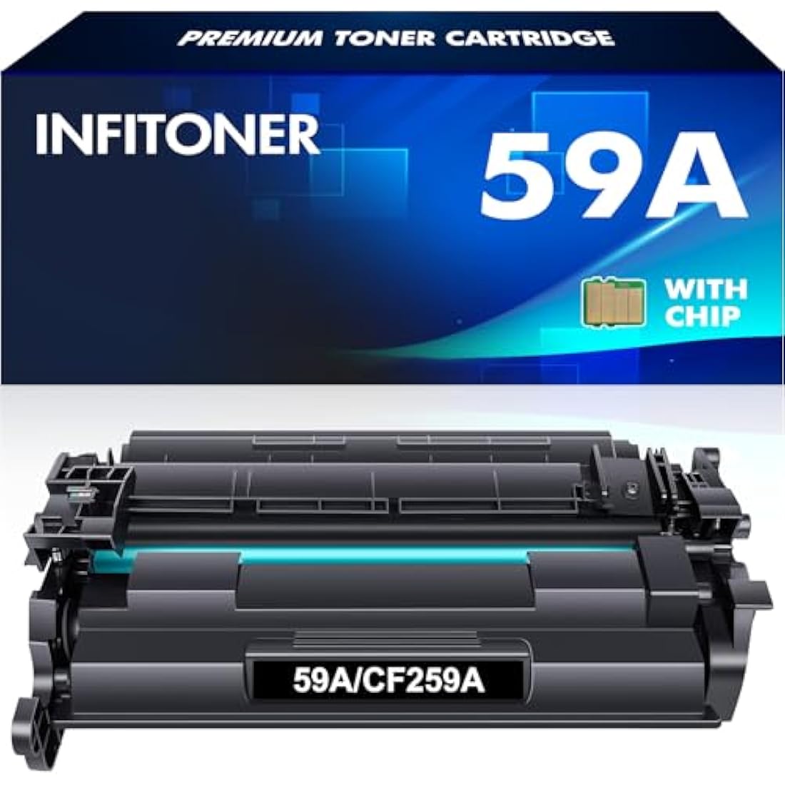 INFITONER Compatible HP 59A CF259A Black Toner for LaserJet Pro M404 M428