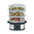 Morphy Richards 3 Tier Food Steamer | 9L Stainless Steel 750W