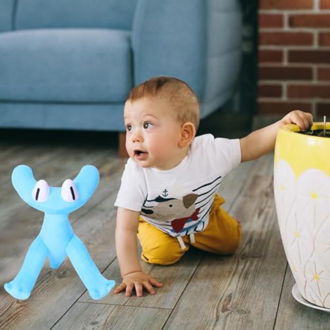 FASTEXX Rainbow Friends Cyan Plush – Chapter 2 Horror Soft Toy Figure