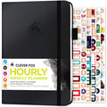 Clever Fox Undated Weekly Planner – A5 Hourly Schedule & Organizer