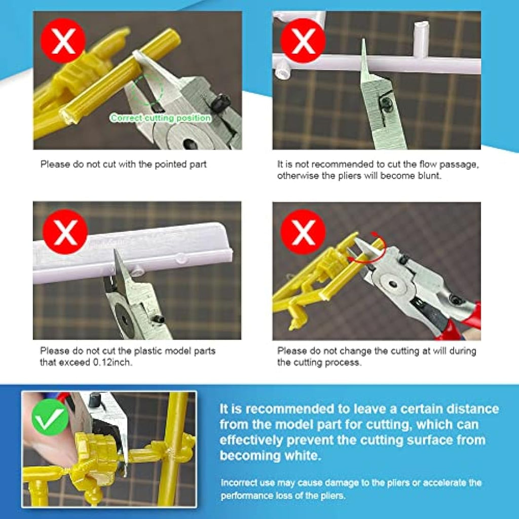 stedi 5-inch Single-Edge Model Nipper | Ultra-Thin Plastic Cutting Tool