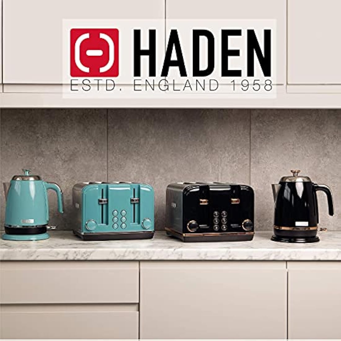 Haden Salcombe 800W Digital Microwave – 20L Black & Copper Oven