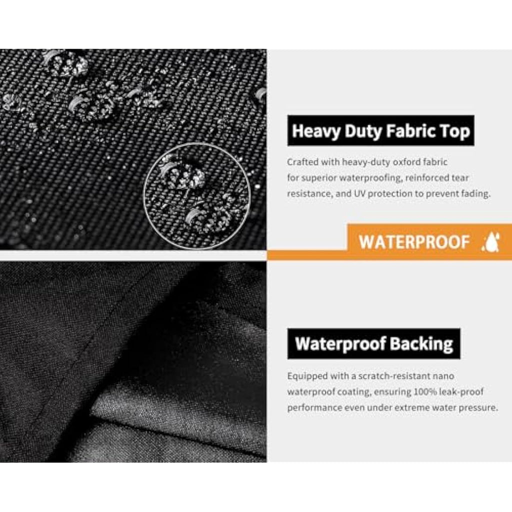 Dokon Waterproof Garden Cushion & Christmas Tree Storage Bag – Black