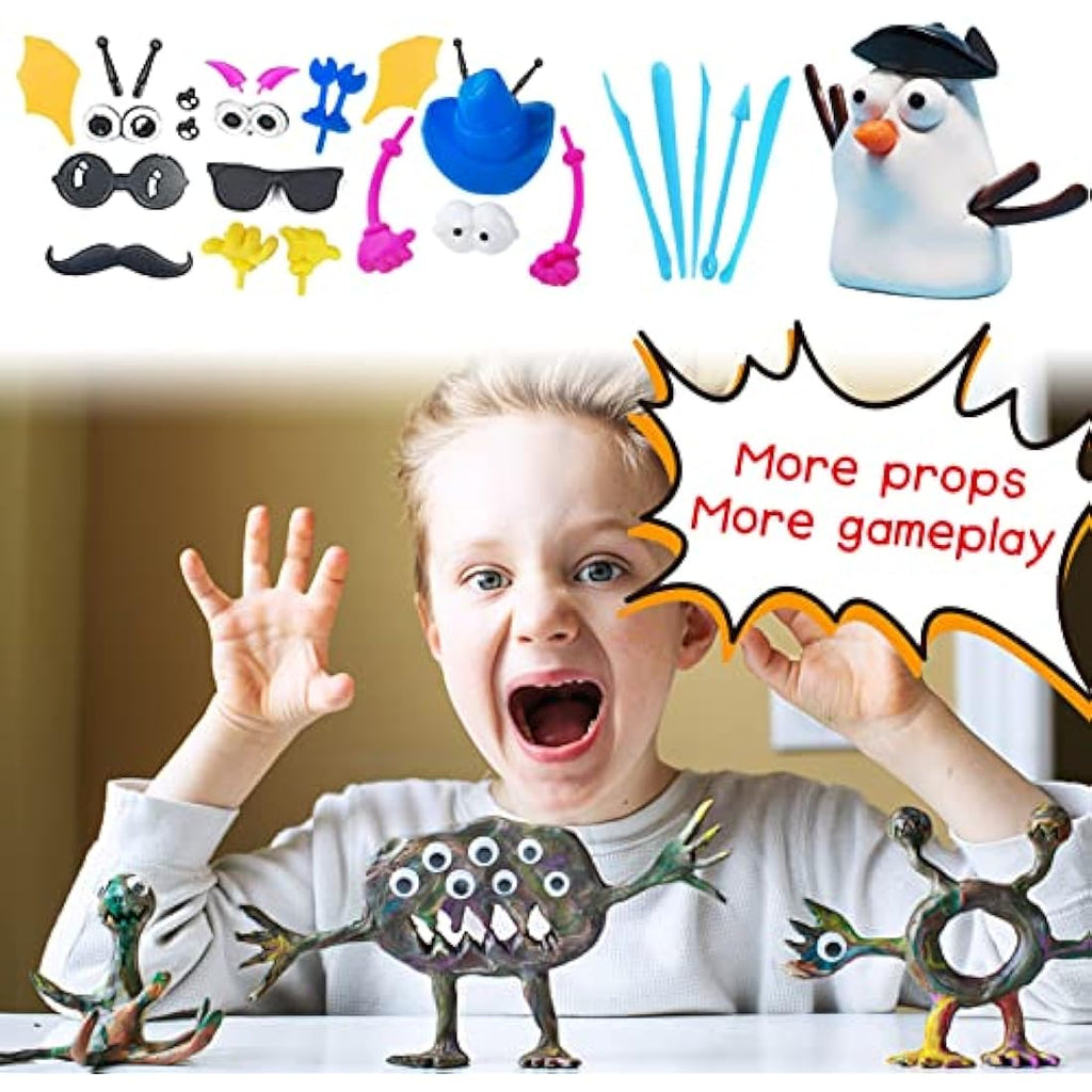 24 Color Air Dry Modeling Clay Kit with Tools for Kids