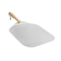 Chef Pomodoro Aluminum Pizza Peel - 18x20 Inch Foldable Wood Handle