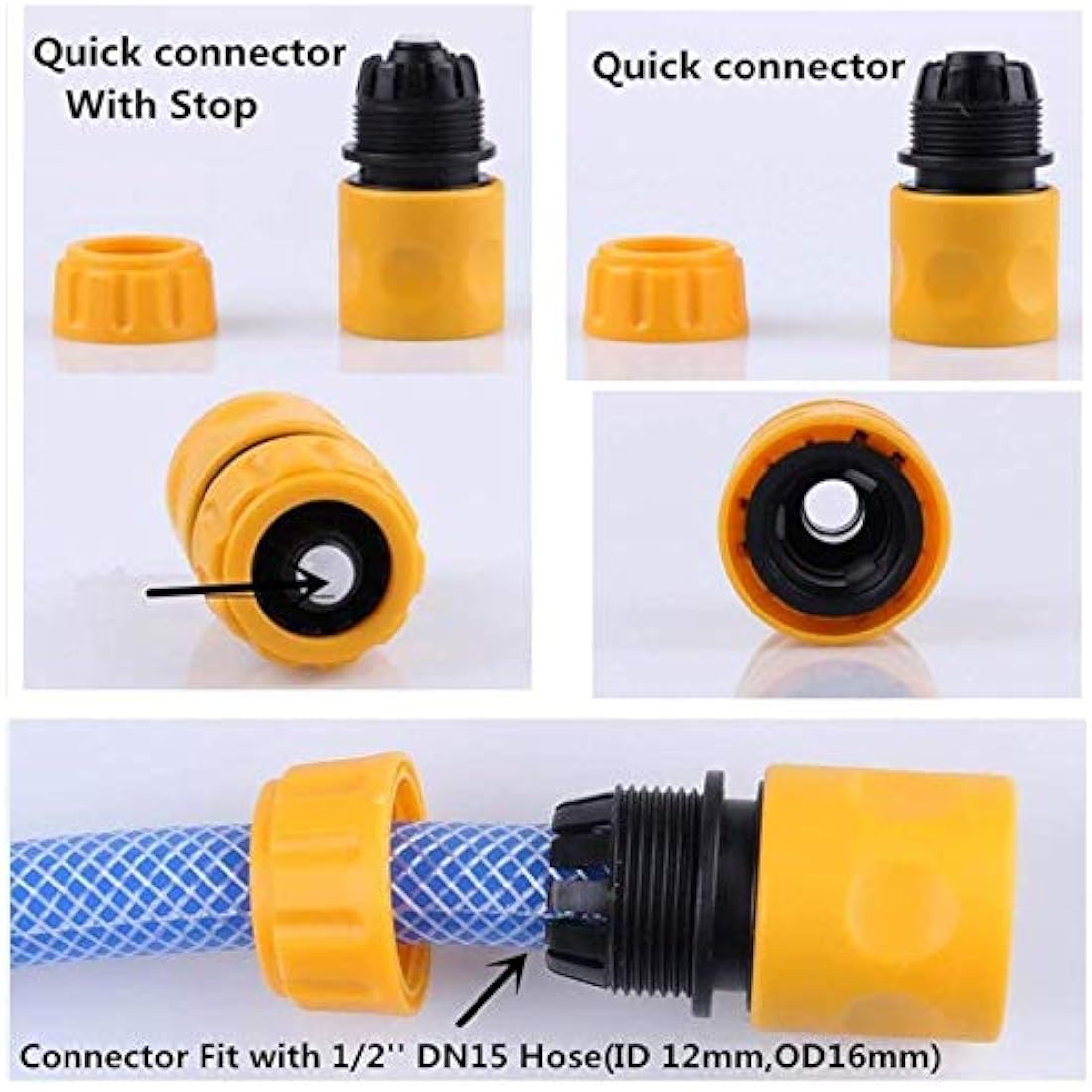 Garden Hose Connector Set | 15-Piece Quick Fitting Kit