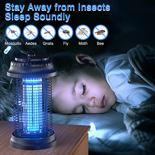 TMACTIME Bug Zapper – 20W UV Mosquito Killer Lamp with Metal Housing