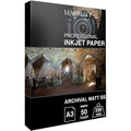 Marrutt A3 Archival Matt Inkjet Photo Paper 230gsm – 50 Sheets