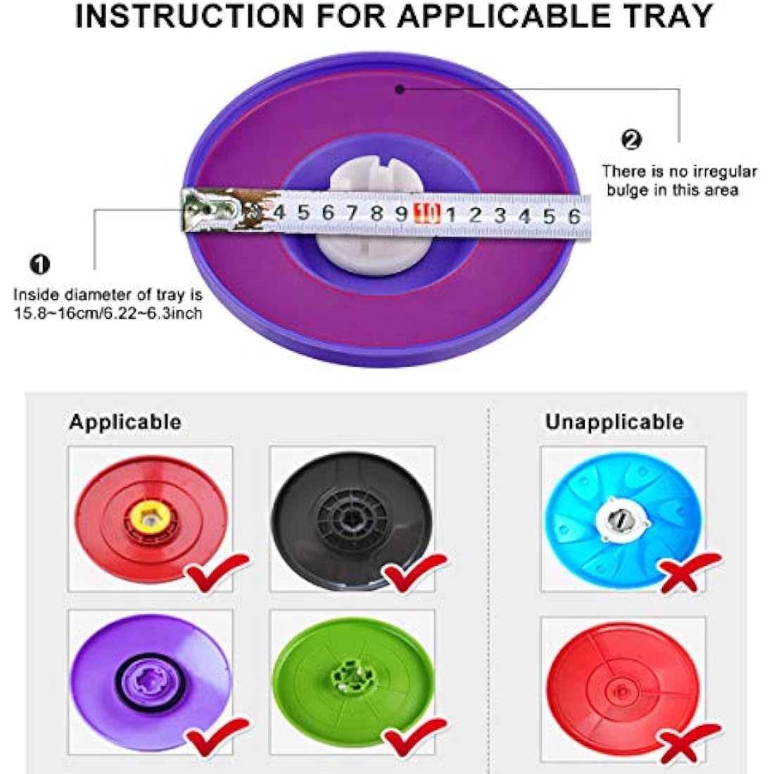 Jolof Store Microfibre Spin Mop Refills – 3 Pack Round Replacement Heads