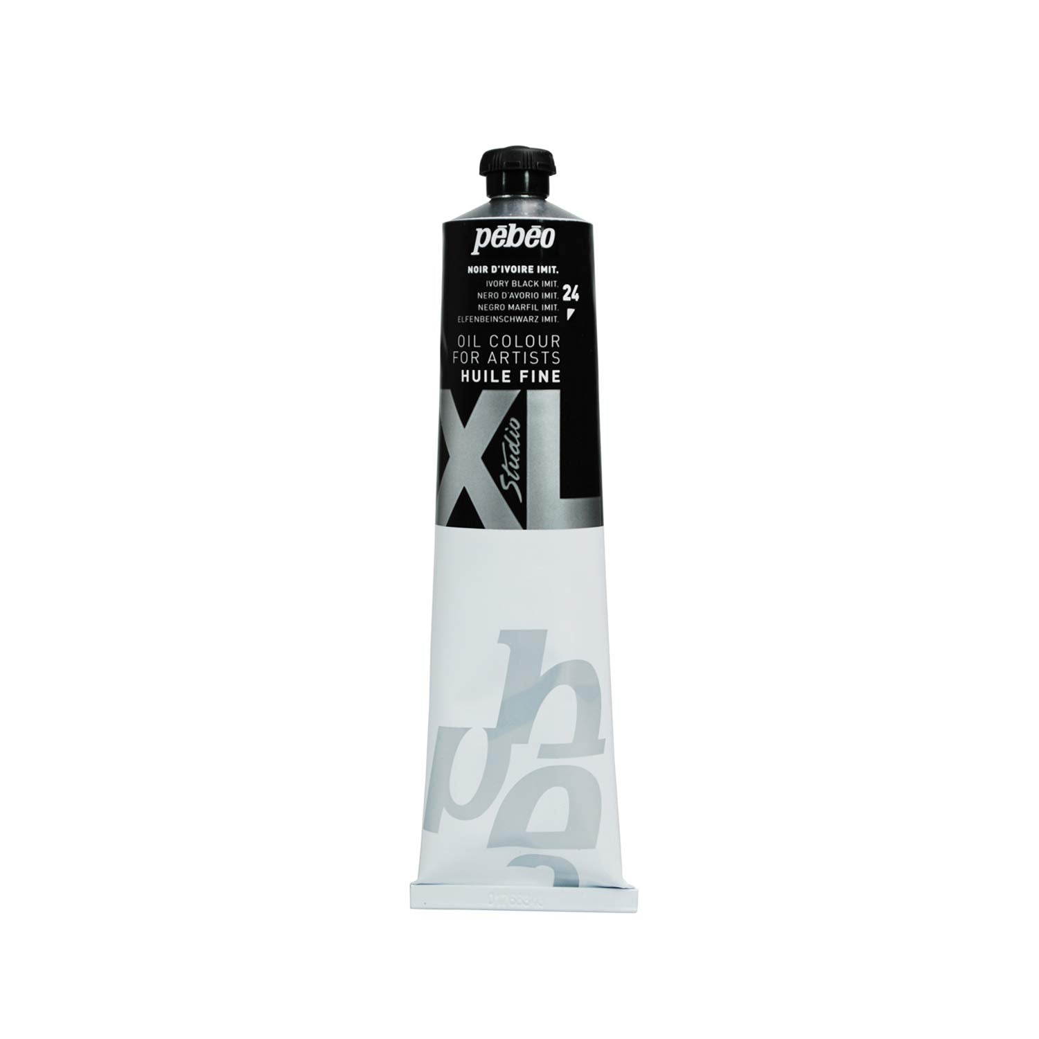 Pebeo Fine Oil XL Paint – Ivory Black – Professional 200ml Tube