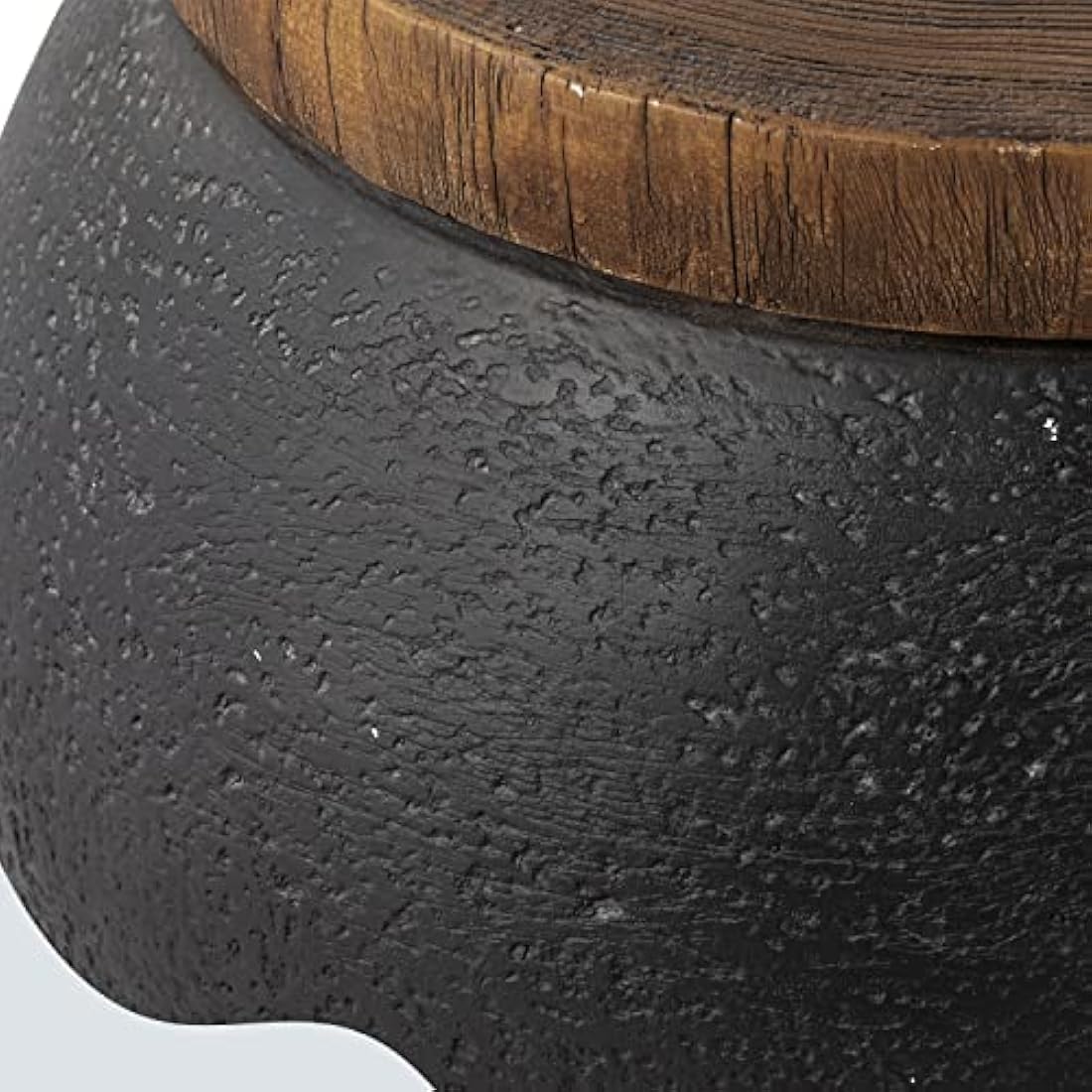 HOMPUS Jar Shaped Side Table – Modern Magnesia Accent End Table