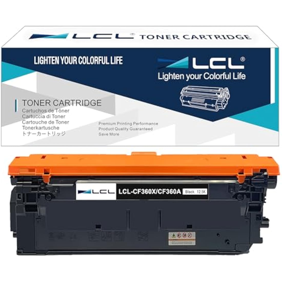 LCL Remanufactured HP 508X Black Toner Cartridge for LaserJet M553 M577