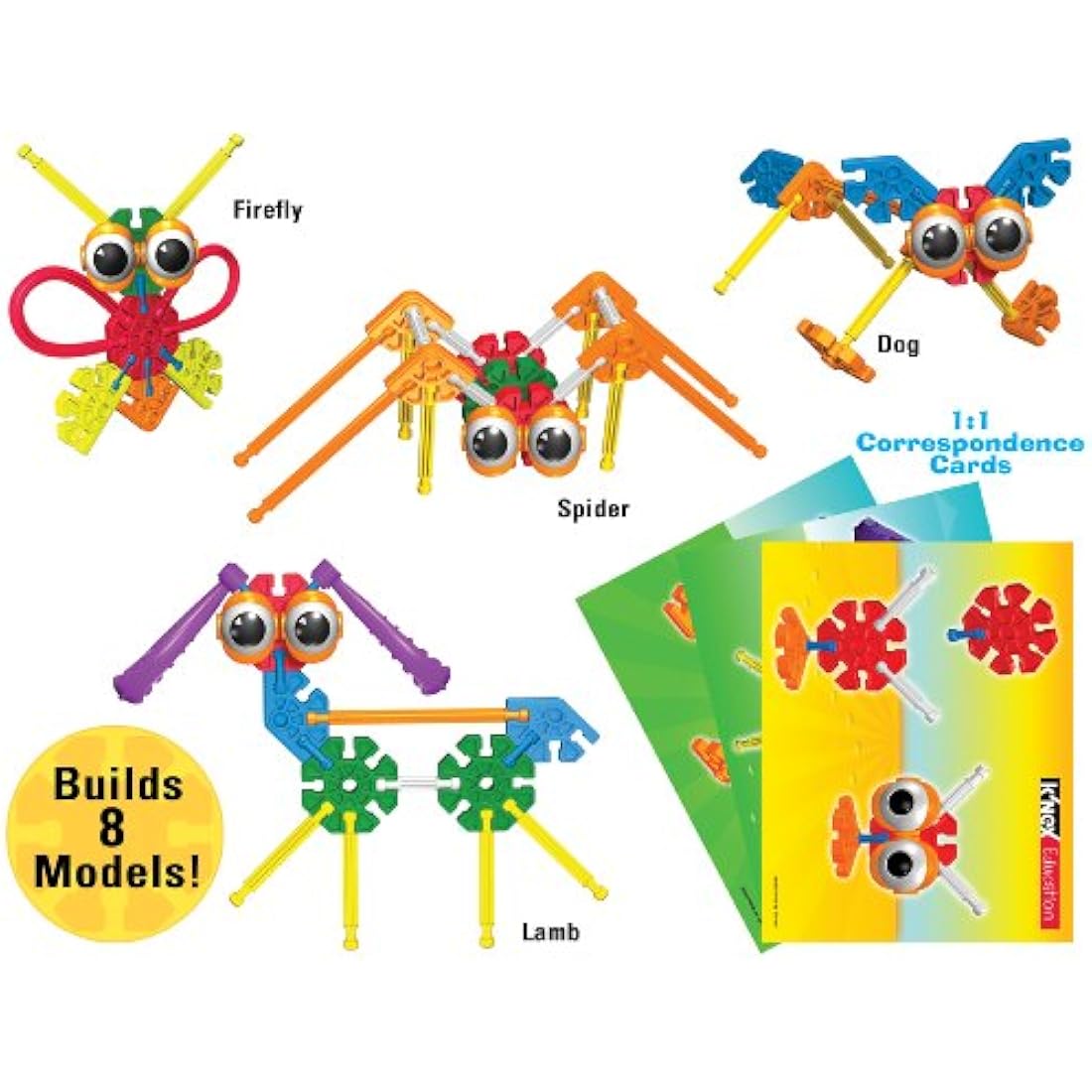 Kid K'NEX Group Building Set | 131 Piece Preschool STEM Toy for Ages 3+