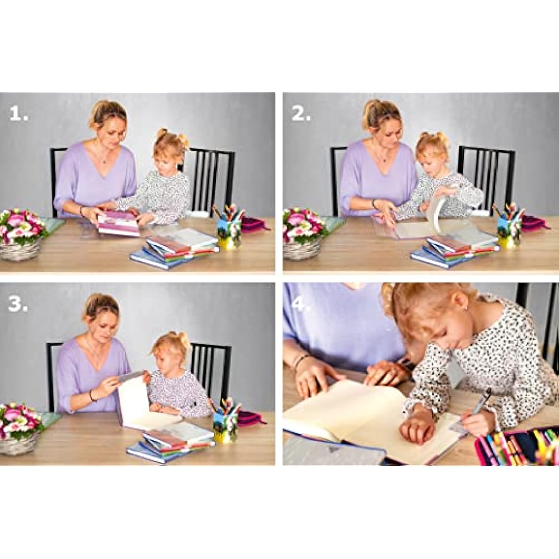 HERMA Hermaex Classic Book Covers 26x54cm - Transparent Polypropylene