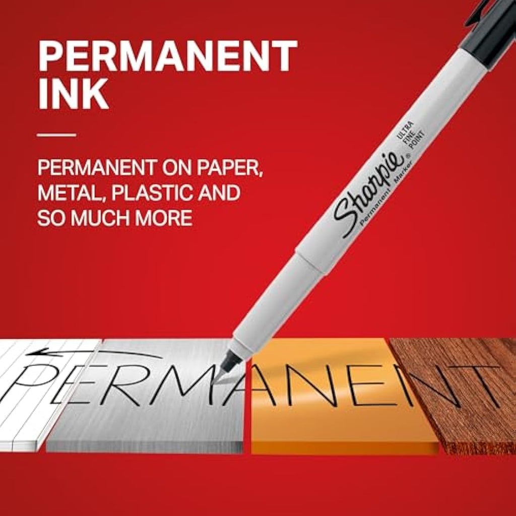 Sharpie Permanent Marker – Ultra Fine Point Tip for Art and Office
