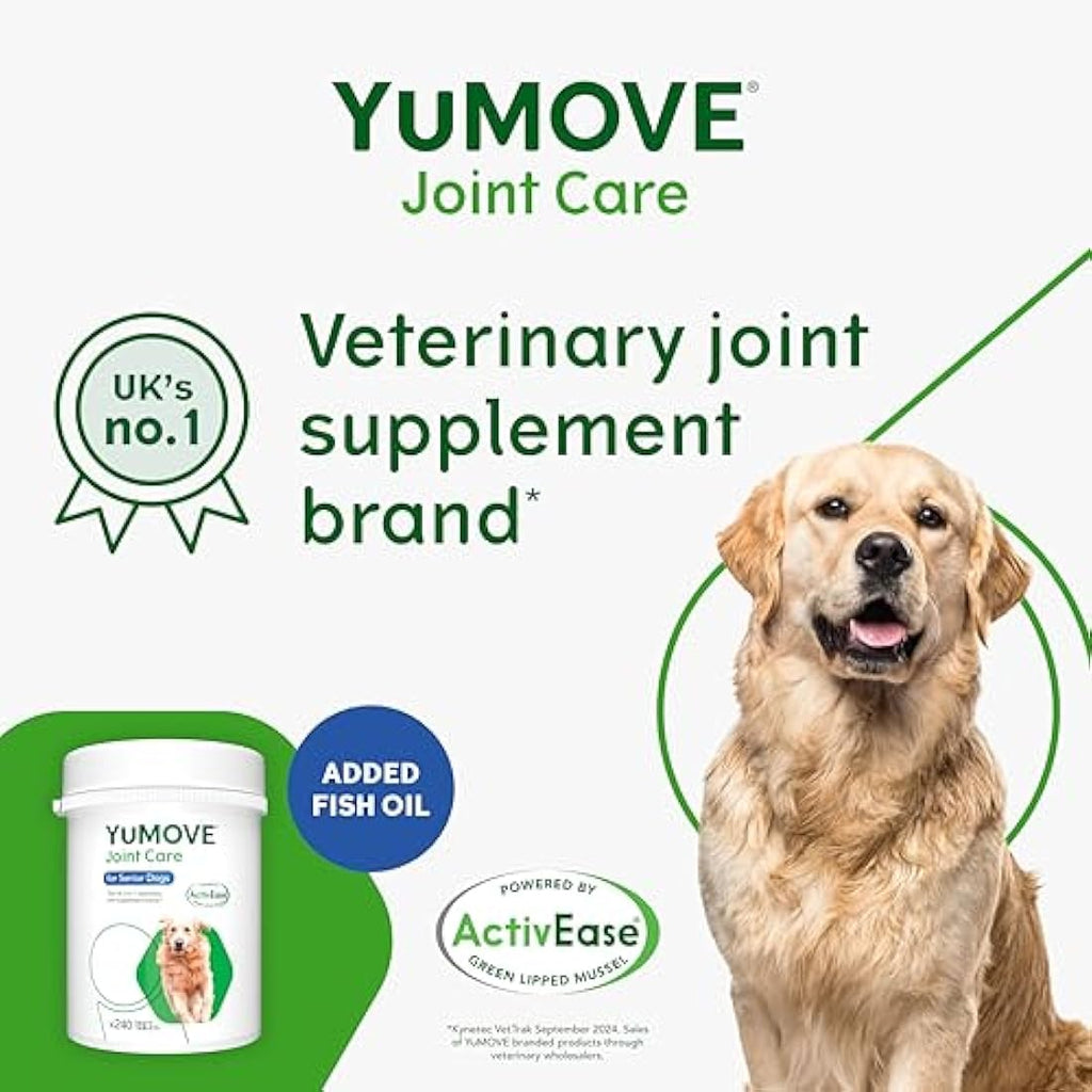YuMOVE Senior Dog Hip and Joint Supplement - 240 Tablets by Lintbells