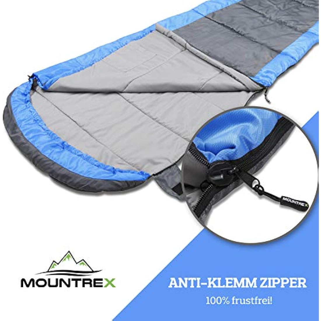 Mountrex Ultralight Mummy Sleeping Bag – Compact Summer Gear with Pillow