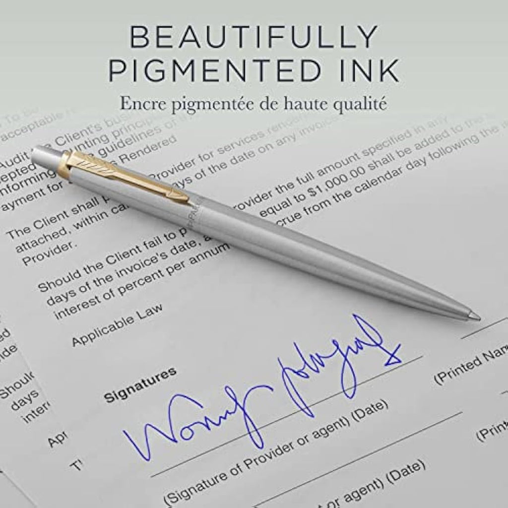 Parker QUINKflow Ballpoint Pen Refills | Medium Point | Blue Ink | 3 Count