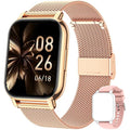 Popglory Smart Watch - 1.85" Fitness Tracker with Bluetooth Call & 2 Straps