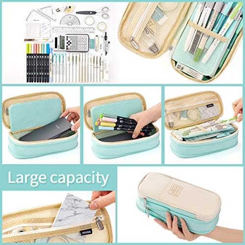 EASTHILL Large Capacity Pencil Case – High Storage School Pen Pouch