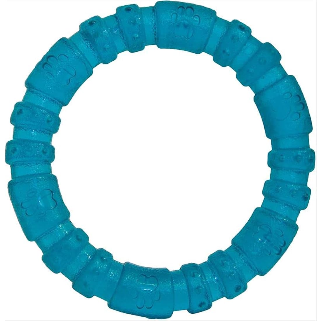 Rosewood BioSafe Puppy Ring – Antimicrobial Teething Chew Toy, Blue
